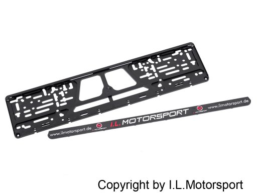 MX-5 Number Plate Surround With I.L.Motorsport Print 52cm